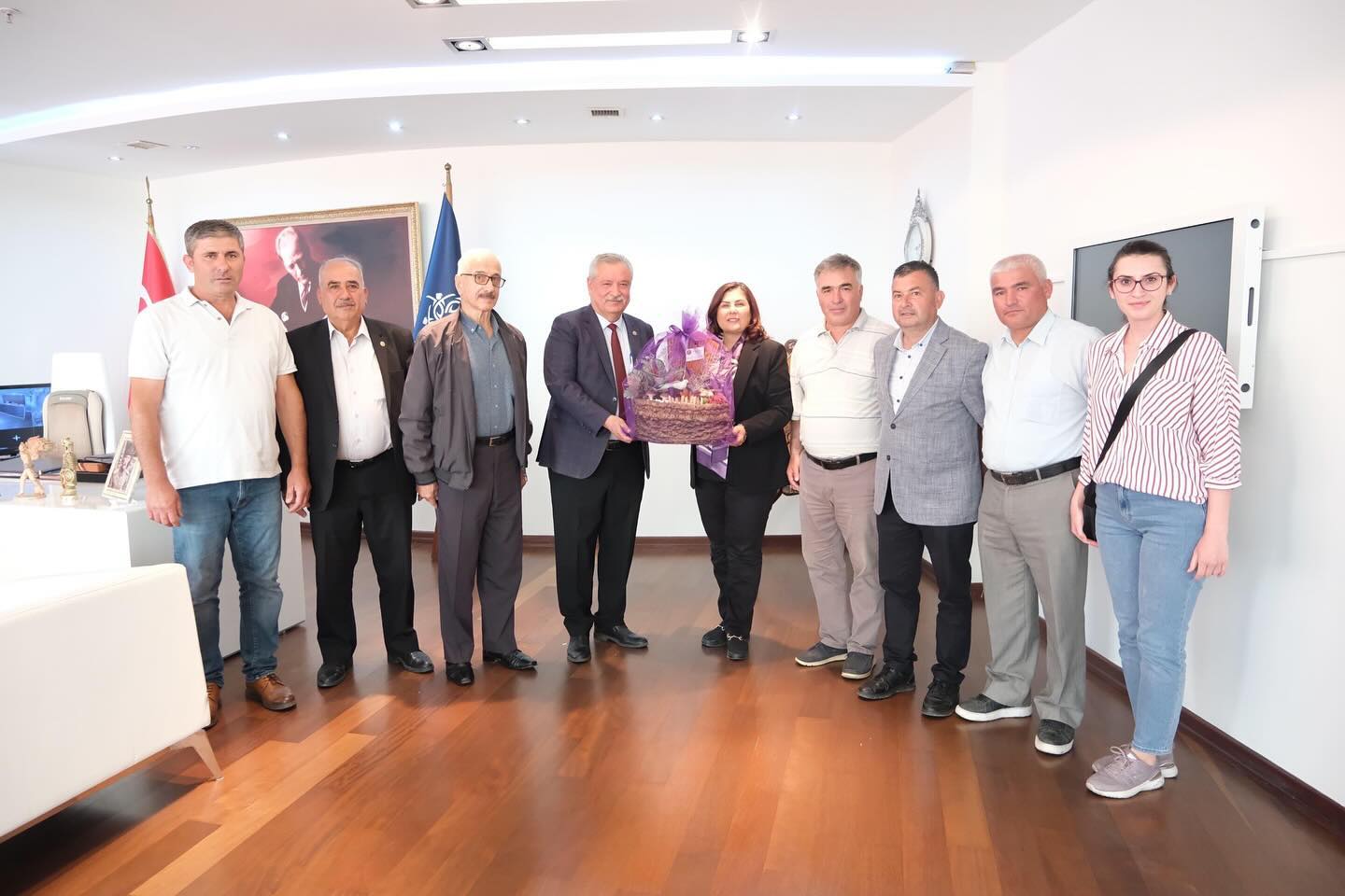 Aydın büyükşehir Belediye Başkanı Özlem ÇERÇİOĞLU'nu ziyaret